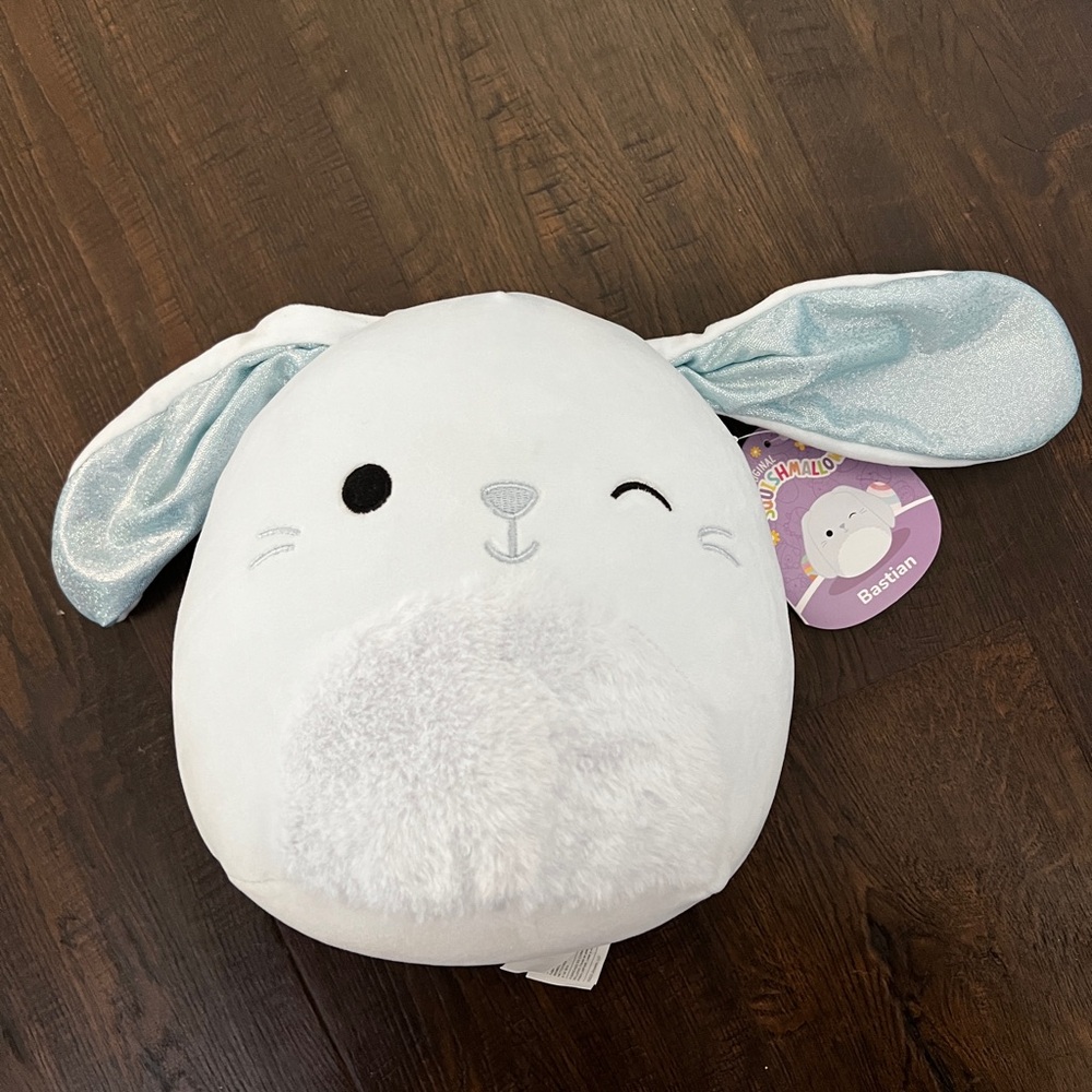 Cute Squishmallows Plush Bunny Bastian